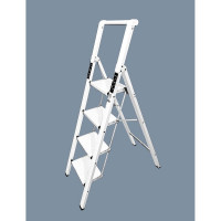 Алюминиевая стремянка SevenBerg calipso 4 широкие ступени белая Calipso-4 Calipso-4 silver