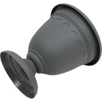 Высокий вазон Martika Колывань 5.6 л, диаметр 26 см, серый С135СЕР