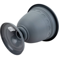 Высокий вазон Martika Колывань 8.1 л, диаметр 30 см, серый С136СЕР