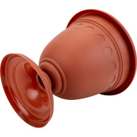 Высокий вазон Martika Колывань 8.1 л, диаметр 30 см, терракотовый С136Т