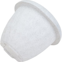 Горшок для растений Martika Розетта 0.9л, диам. 140 мм, с поддоном, мрамор С125МРА