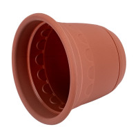 Горшок Martika Колывань 0.9 л, диам. 14 см, терракотовый, с поддоном С92Т