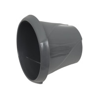 Кашпо Martika Флориана с поддонником, 0.7 л, диам. 135 мм, серое С384СЕР