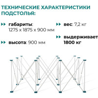 Складное подстолье Lossew Q4 Ant 90 3x4 (120х180х90см) ANT3490.0