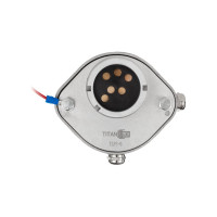 Оптическая розетка TITAN LOCK 6-ти контактная, 3 J-слота, алюминий TLPS-6