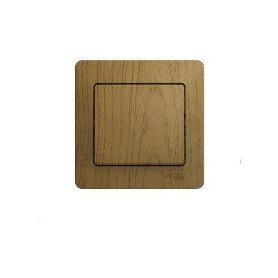 Systeme Electric ( Schneider Electric) GLOSSA 1-клавишный ВЫКЛЮЧАТЕЛЬ, сх.1, 10АХ, , ДЕРЕВО ДУБ GSL000512