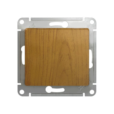 Systeme Electric ( Schneider Electric) GLOSSA 1-клавишный ПЕРЕКЛЮЧАТЕЛЬ, сх.6, 10АХ, , ДЕРЕВО ДУБ GSL000561