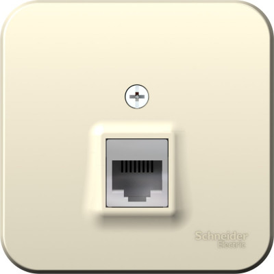 Компьютерная розетка Systeme Electric BLANCA О/У RJ45, категория 5E, МОЛОЧНЫЙ BLNIA045002