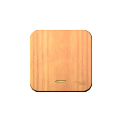 Systeme Electric ( Schneider Electric) BLANCA О/У 1-клавишный ВЫКЛЮЧАТЕЛЬ cх.1 с подсв., 10А, 250B, ЯСЕНЬ BLNVA101105