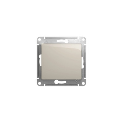 Systeme Electric ( Schneider Electric) Glossa Молочный Переключатель 1-клавишный, сх.6,10AX SE GSL000961