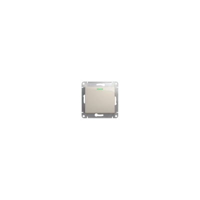 Одноклавишный переключатель Systeme Electric Glossa GSL000963