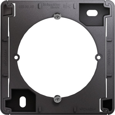 Systeme Electric ( Schneider Electric) Glossa Графит Коробка для наружного монтажа SE GSL001300