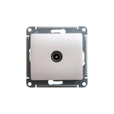 Systeme Electric ( Schneider Electric) Glossa Перламутр TV Розетка проходная 4DB SE GSL000692