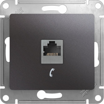 Телефонная розетка Systeme Electric Glossa GSL001381T