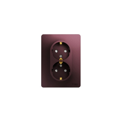 Двойная розетка Systeme Electric Glossa GSL001126