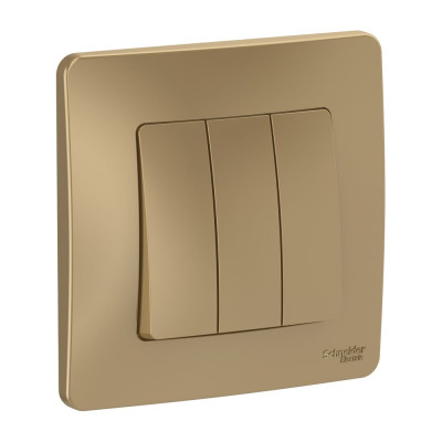 Трехклавишный выключатель Systeme Electric Blanca BLNVS100504