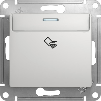 Systeme Electric ( Schneider Electric) Glossa карточный выключатель, механизм, алюминий GSL000369