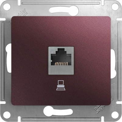 Механизм компьютерной розетки Systeme Electric Glossa GSL001181K
