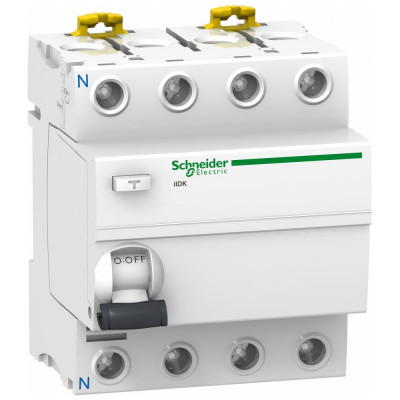 Узо Systeme Electric Acti9 iID K 4п, 25 A, 30 mA, AC SchE A9R50425