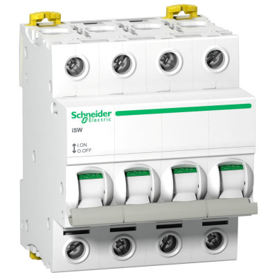 Выключатель нагрузки Systeme Electric 4 полюса 40А A9S65440