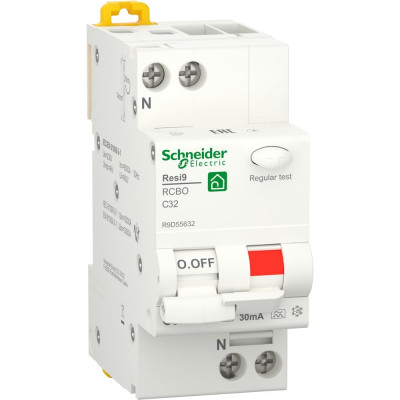 Автоматический выключатель дифференциального тока Systeme Electric RESI9 ДИФ R9D55632