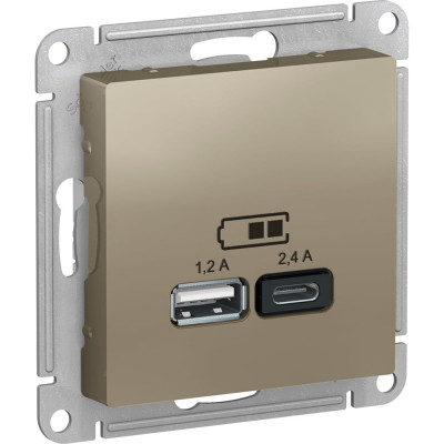 Usb розетка Systeme Electric AtlasDesign ATN000539