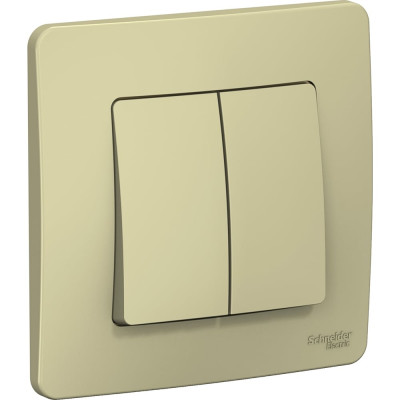 Двухклавишный переключатель Systeme Electric Blanca BLNVS106607