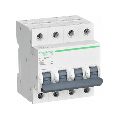 Systeme Electric City9 set автоматический выключатель ав с 20а 4p 4.5ka 400в C9F34420