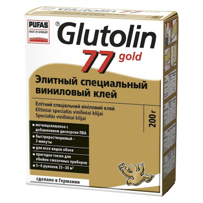 Элитный специальный виниловый клей Pufas GLUTOLIN 77 gold 062151074