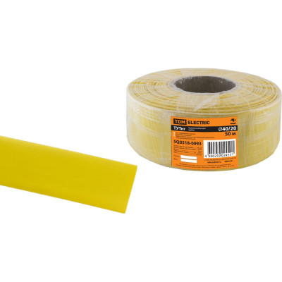 Термоусаживаемая трубка TDM ТУТнг 40/20 SQ0518-0093