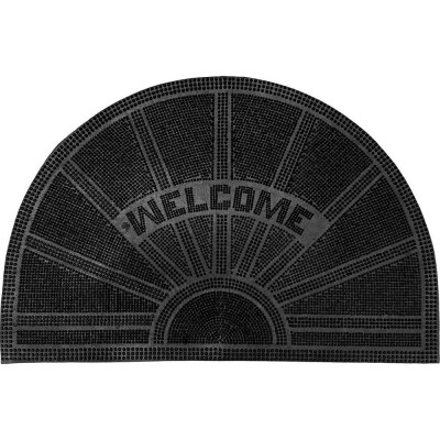 Резиновый придверный коврик ComeForte PIN MAT Welcome PM-214