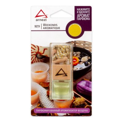 ARNEZI Ароматизатор подвесной, французский парфюм №9 Weekends aromatique A1509088