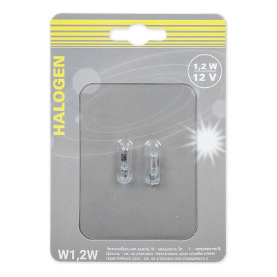 GANZ Лампа 24V W1,2W 1,2W W2x4,6d 2 шт. блистер GIP06060