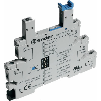 Розетка для реле 34.51 и 34.81 Finder 93210024