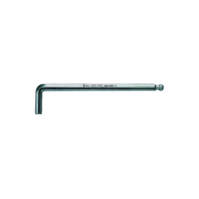 WERA 950 PKL Г-образный ключ, хромированный, с шаром, 2.5x112 мм WE-022054