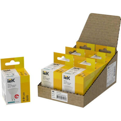 Лампа IEK LED ALFA PAR16 софит 8Вт 230В 3000К GU10 LLA-PAR16-8-230-3-GU10-6