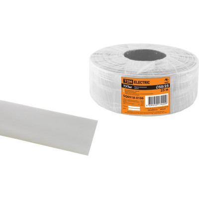 Термоусаживаемая трубка TDM ТУТнг 50/25 SQ0518-0106