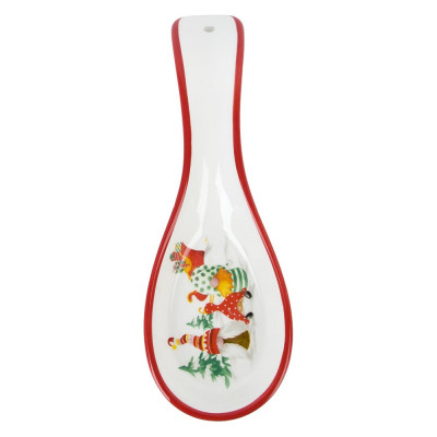 Подставка под ложку Dolomite Рождественские гномы, 23x8 см N2521180