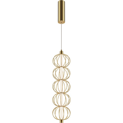 Подвесной светильник MAYTONI golden cage led MOD216PL-L10G3K