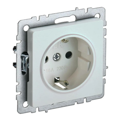 Одноместная розетка IEK Brite рс14-1-0-брж BR-R14-16-K36