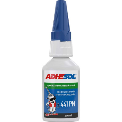 Проникающий цианоакрилатный клей ADHESOL 441pn 441101