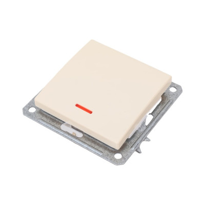 Systeme Electric ( Schneider Electric) Wessen 59 Сл. кость Выключатель 1-кл. с подсв. 16А (сх.1) VS116-153-2-86