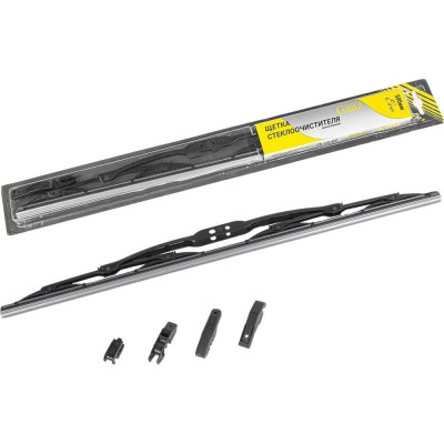 Щетка стеклоочистителя Ganz ECO 500mm (4 адаптера) GIS01006
