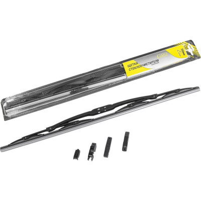 Щетка стеклоочистителя Ganz ECO 550mm (4 адаптера) GIS01008