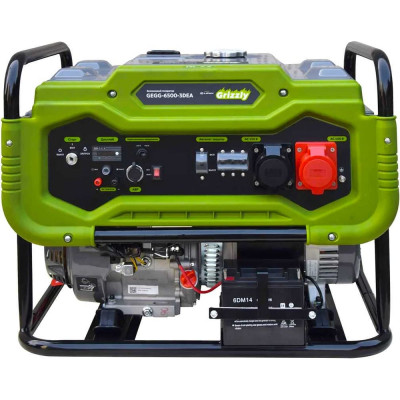 GRIZZLY Бензиновый генератор GEGG-6500-3DEA
