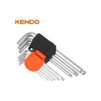 KENDO Набор ключей имбусовых с шаром длинных 9 шт 20736