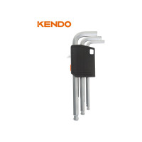KENDO Набор ключей имбусовых с шаром длинных 9 шт 20736
