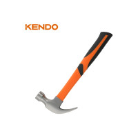 KENDO Молоток-гвоздодер с фиберглассовой рукояткой 225 гр 25107