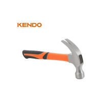 KENDO Молоток-гвоздодер с фиберглассовой рукояткой 225 гр 25107