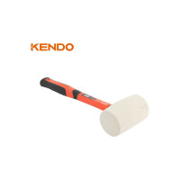 KENDO киянка резиновая белая с фиберглассовой рукояткой 680 гр 25511